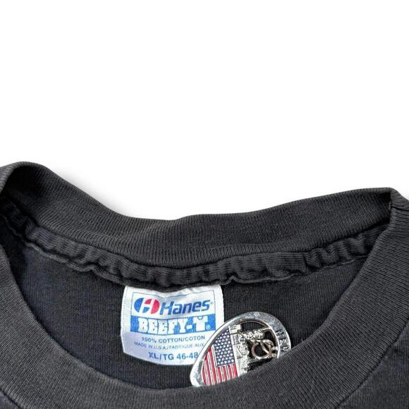 Vintage The Body Co T-Shirt XL 90s Fun Clothes Serious Body Globe Graphic Hanes - Picture 3 of 8